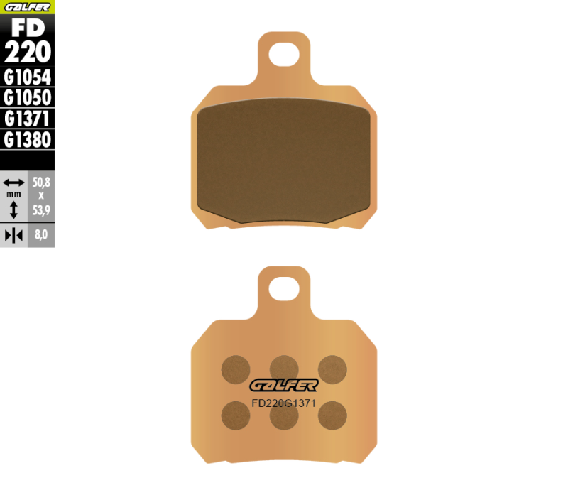 Galfer FD220G1371 brake pads