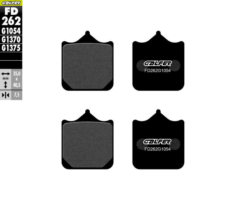 Galfer FD262G1054 brake pads