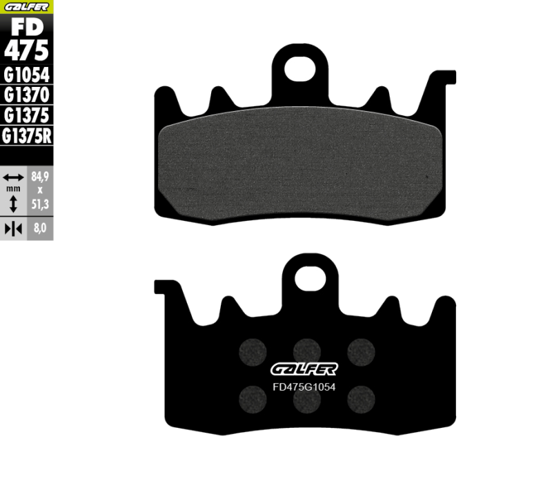 Galfer FD475G1054 brake pads