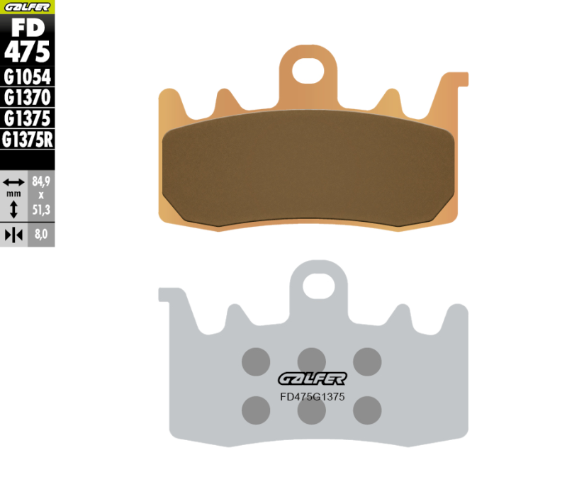 Galfer FD475G1375 brake pads