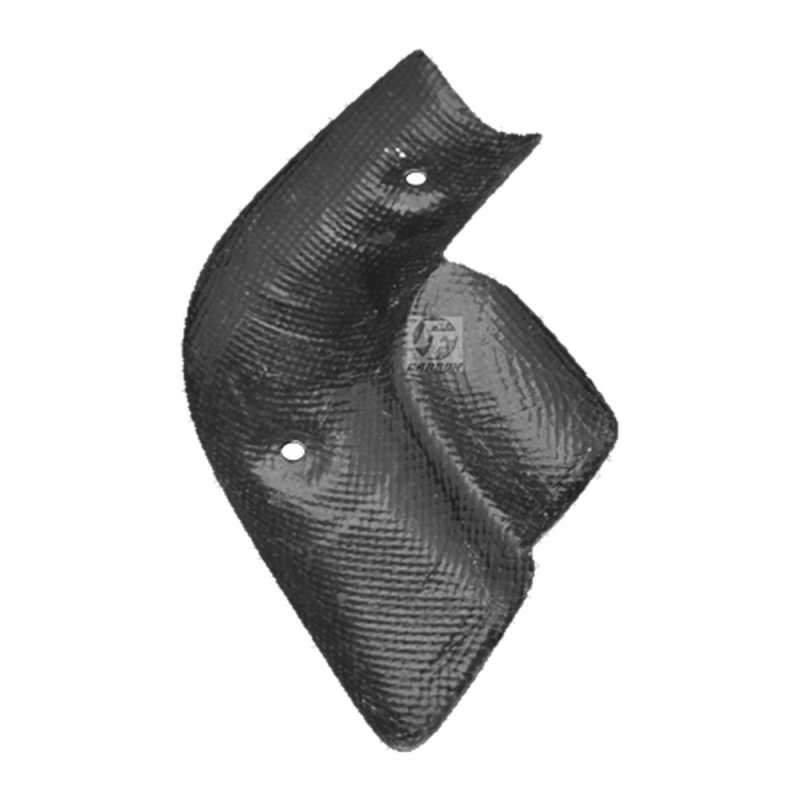 F&F Carbon Auspuffverkleidung 13,1 cm Lochabstand, Carbon/Glasfaser – Ducati 748, 916 u. a.