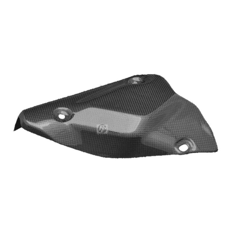 F&F Carbon Exhaust cover, carbon/glass fibre – Ducati 1098, 1198 etc.
