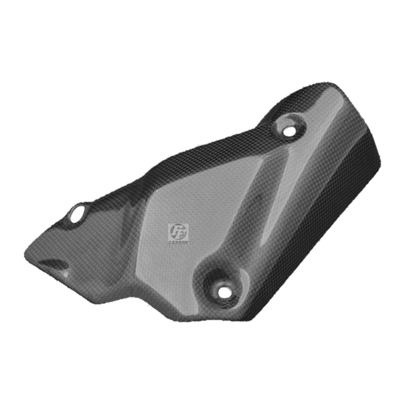 F&F Carbon Exhaust cover, carbon/glass fibre – Ducati 1098, 1198 etc.