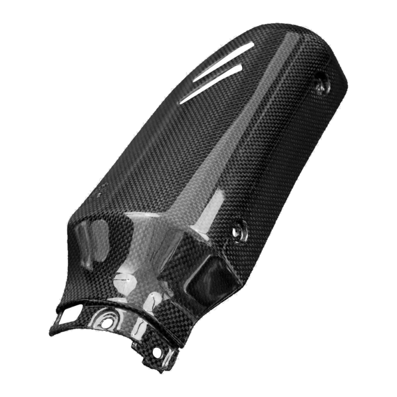 F&F Carbon Auspuffverkleidung, 100 % Carbon – Ducati Desert X ab 2022