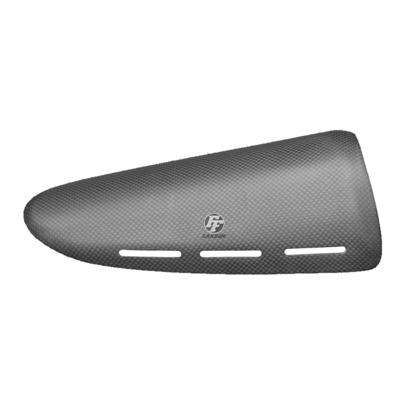 F&F Carbon Auspuffverkleidung, Carbon/Glasfaser – Ducati Diavel 2010–2013