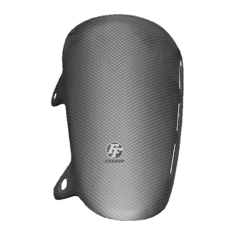 F&F Carbon Auspuffverkleidung, Carbon/Glasfaser – Ducati Diavel 2010–2013