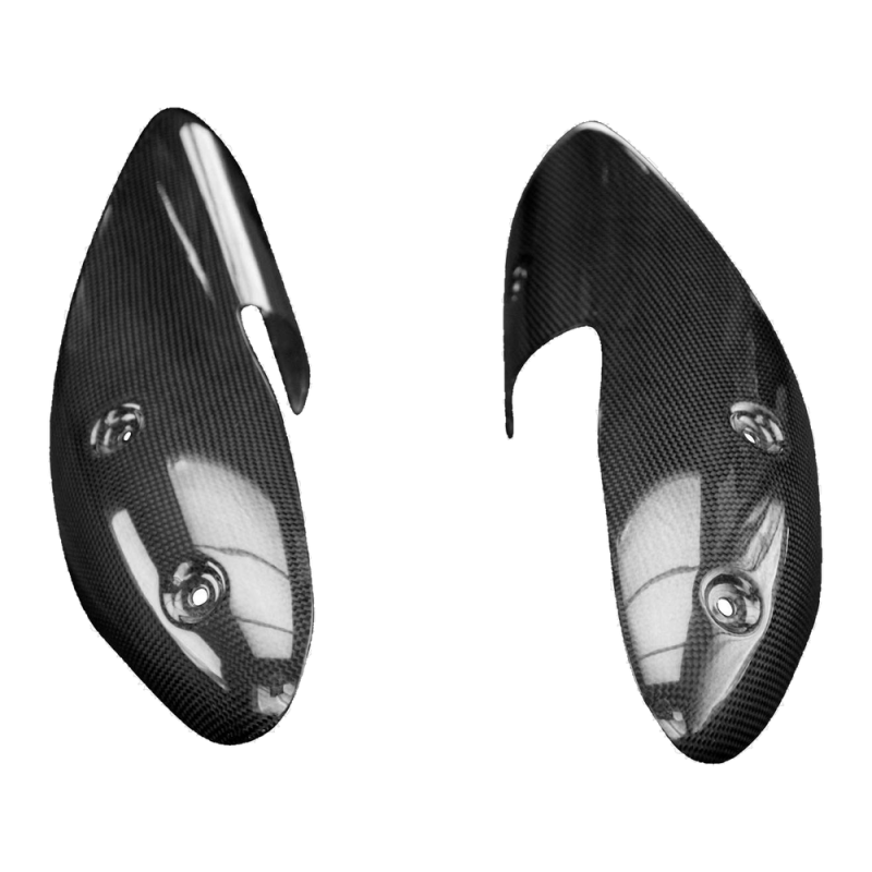 F&F Carbon Auspuffverkleidung, 100 % Carbon – Ducati Monster 696, Monster 796 u. a.