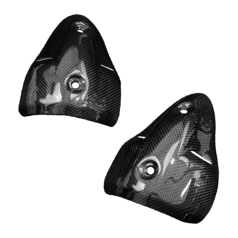 F&F Carbon Auspuffverkleidung, Carbon/Glasfaser – Ducati Monster 696, Monster 1100 2008–2009