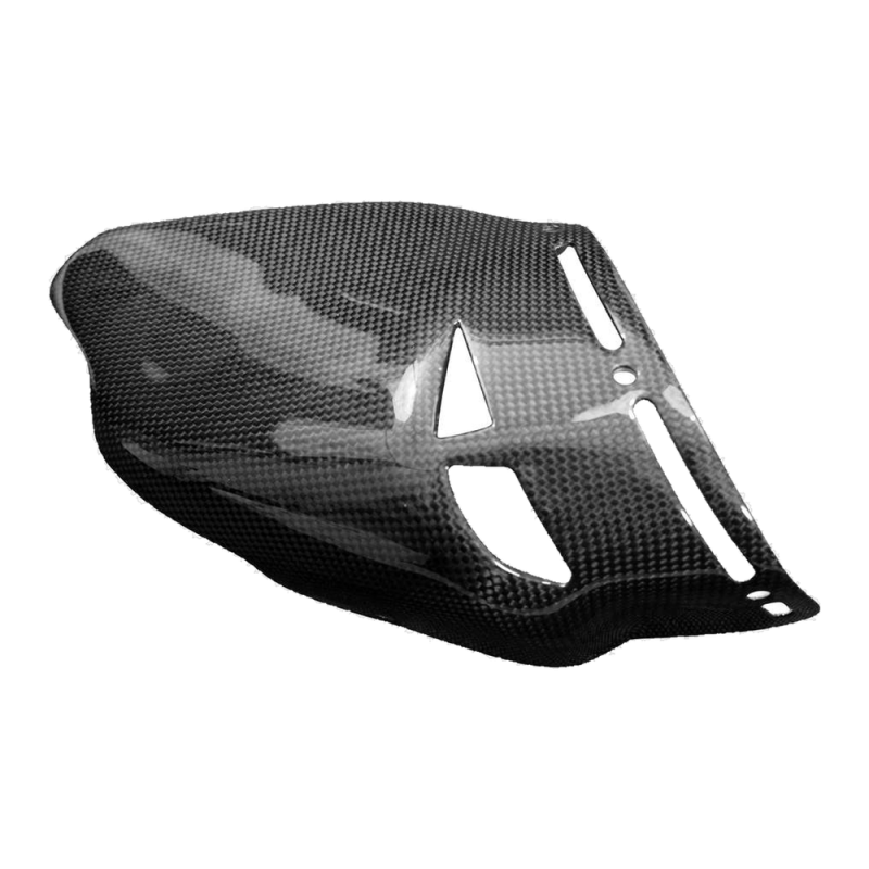 F&F Carbon Auspuffverkleidung, 100 % Carbon – Ducati Multistrada 1200, Multistrada 1200S 2010–2014