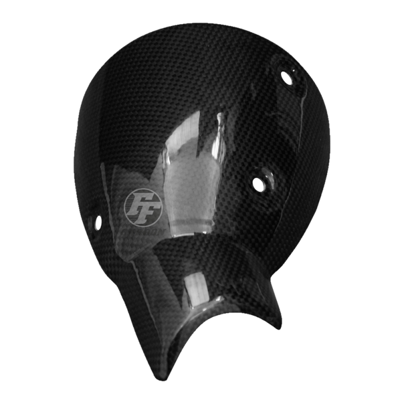 F&F Carbon Auspuffverkleidung, Carbon/Glasfaser – Ducati Scrambler Icon, Scrambler Classic u. a.