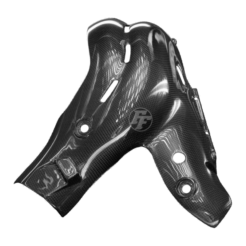 F&F Carbon Auspuffverkleidung, 100 % Carbon – Ducati Streetfighter V4 2020–2021