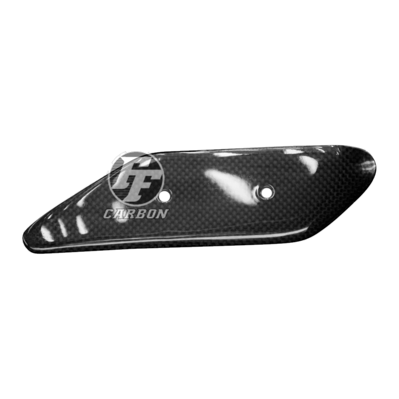 Paracalore scarico sinistro F&F Carbon, carbonio/fibra di vetro – Ducati Supersport 939 2017–2020, Supersport 950 dal 2021