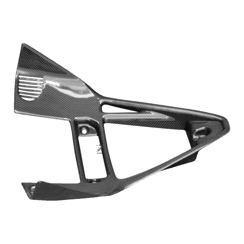 F&F Carbon Dreiecksrahmen-Ölkühlerabdeckung, 100 % Carbon – Ducati 749, 999