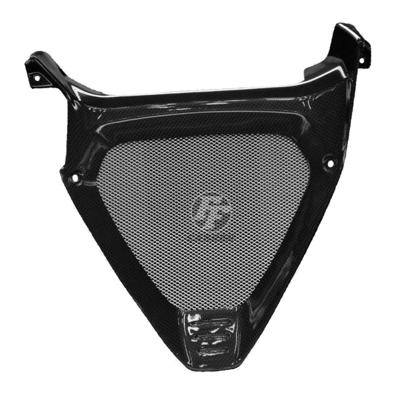 F&F Carbon Triangular frame oil cooler cover, carbon/glass fibre – Ducati Diavel 1260/1260S 2019–2020