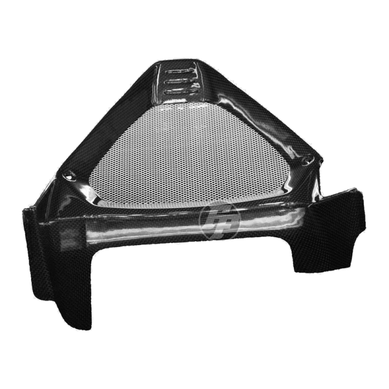 F&F Carbon Triangular frame oil cooler cover, carbon/glass fibre – Ducati Diavel 1260/1260S 2019–2020
