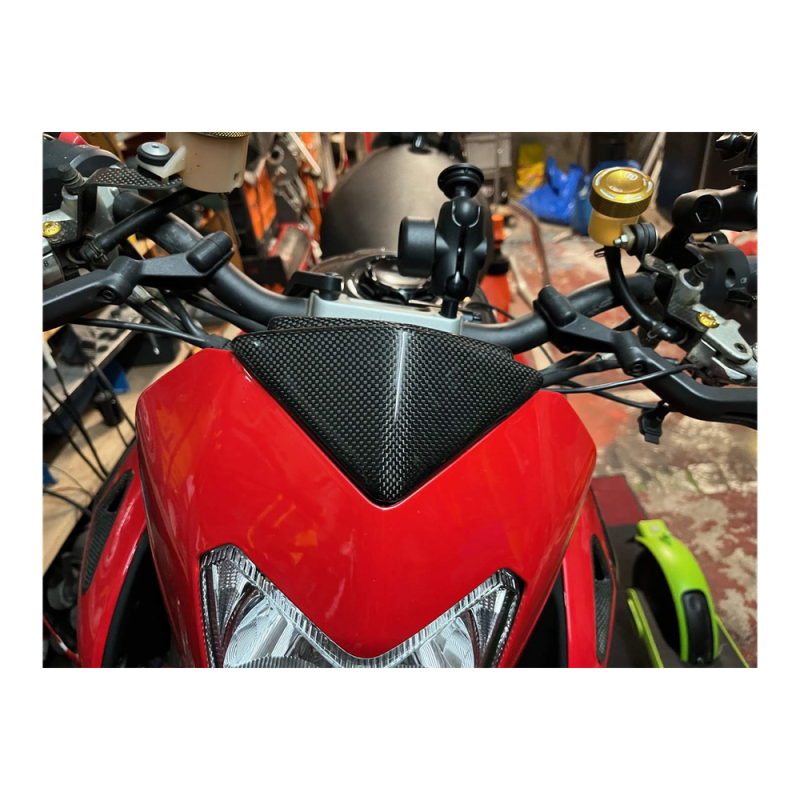 F&F Carbon Frontverkleidung-Cover, Carbon/Glasfaser – Ducati Hypermotard 796, Hypermotard 1100