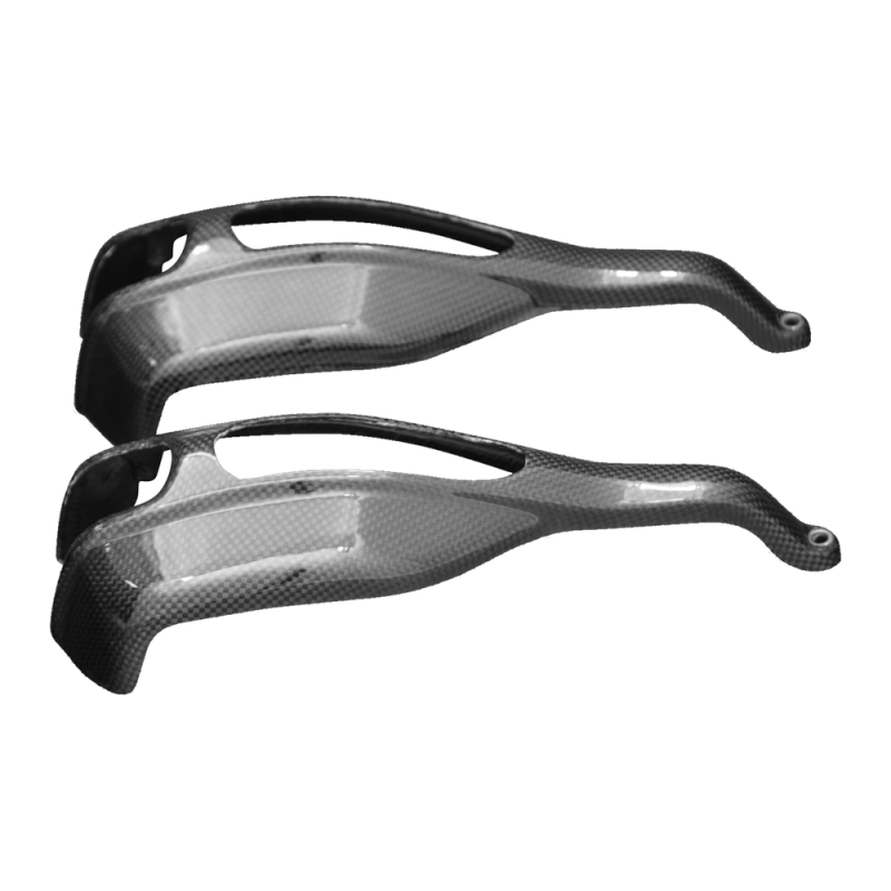 F&F Carbon Handschützer, 100 % Carbon – Ducati Hypermotard 796, Hypermotard 1100