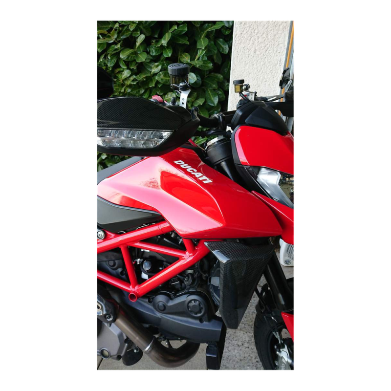 F&F Carbon Handschützer, Carbon/Glasfaser – Ducati Hypermotard 950 ab 2019