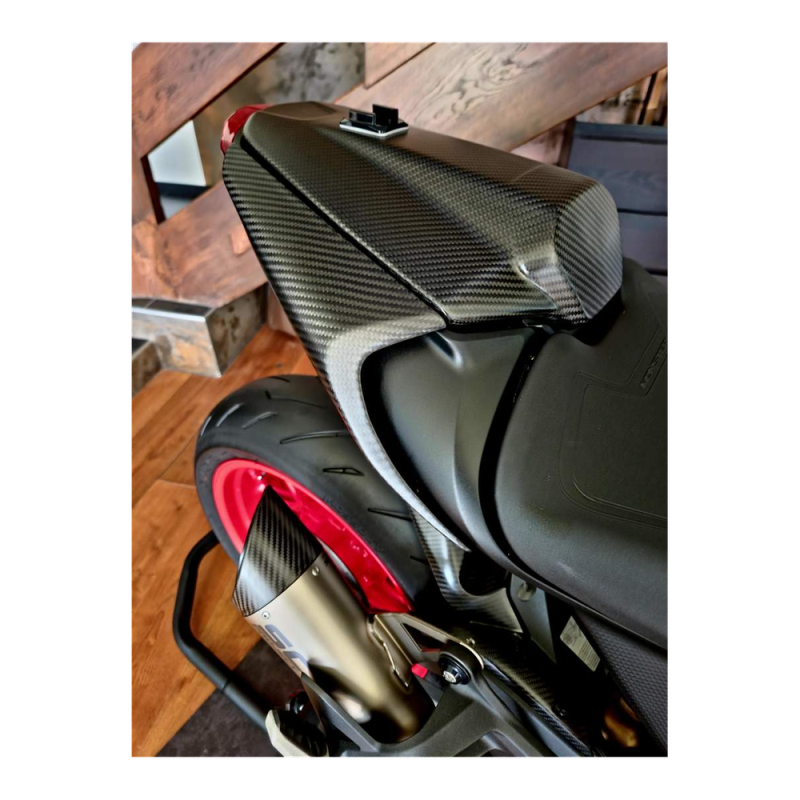 Fianchetto laterale codone F&F Carbon, carbonio/fibra di vetro – Ducati Monster 937 dal 2021