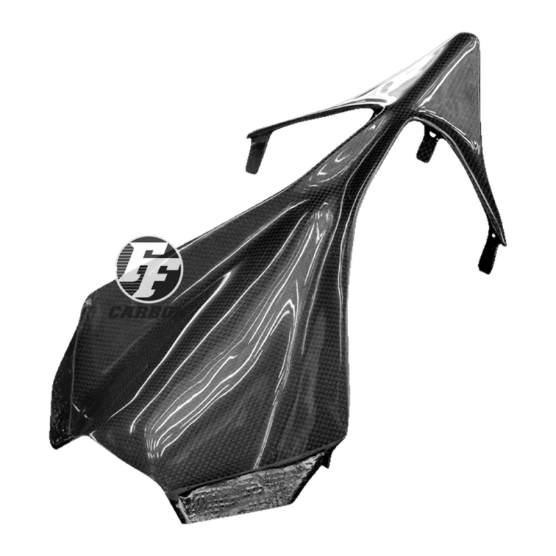 F&F Carbon Heck-Unterverkleidung ohne Ausschnitte, 100 % Carbon – Ducati Panigale 899, Panigale 1199