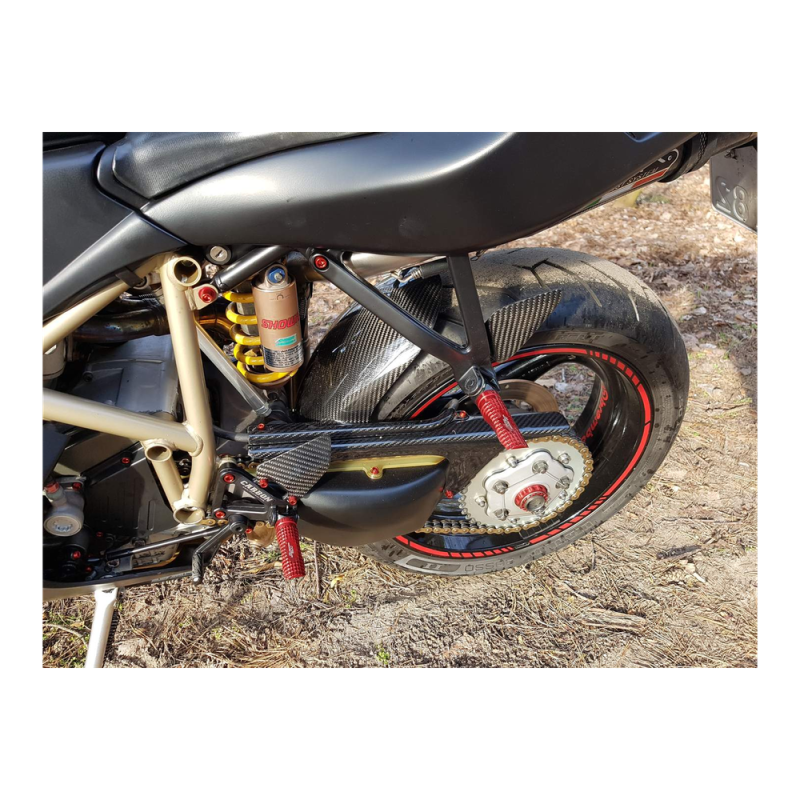 F&F Carbon Hinteres Schutzblech, Carbon/Glasfaser – Ducati 748, 916 u. a.