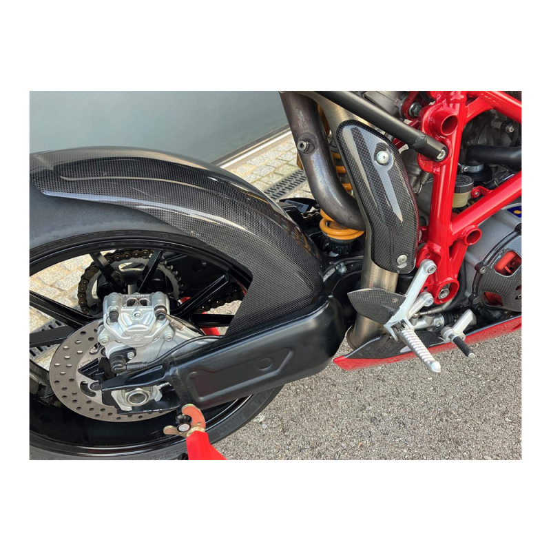 F&F Carbon Rear hugger, 100 % carbon – Ducati 749, 999 2005–2007