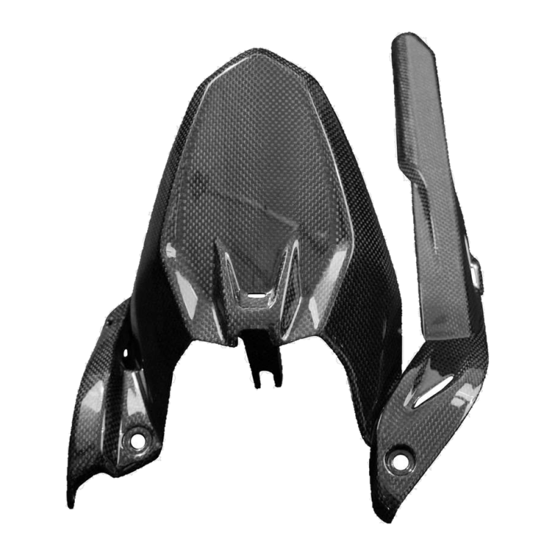 Parafango posteriore con paracatena F&F Carbon, carbonio/fibra di vetro – Ducati Monster 937 dal 2021