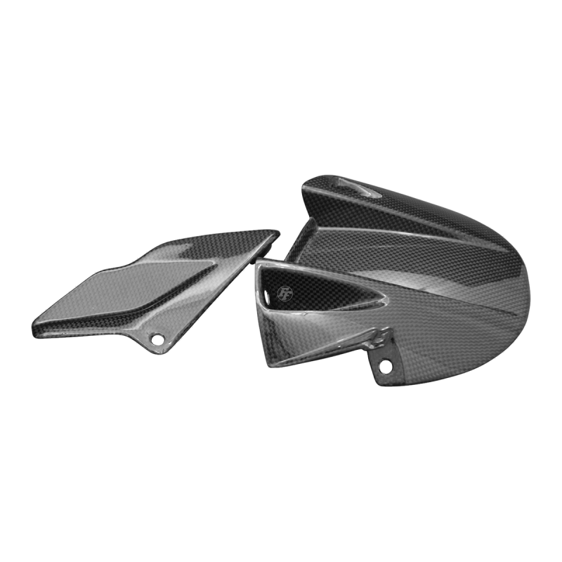 F&F Carbon Hinteres Schutzblech und unterer Kettenschutz, 100 % Carbon – Aprilia SMV 750 Dorsoduro 2008–2016, Dorsoduro 900 2010–2013