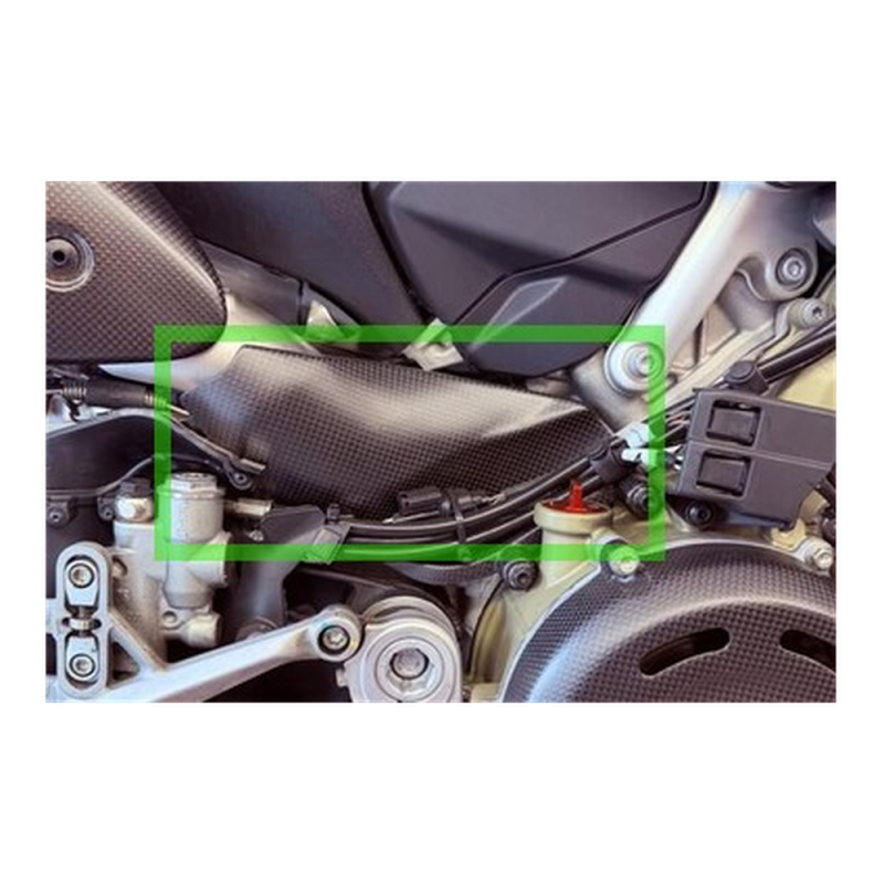 Paracalore F&F Carbon, 100 % carbonio – Ducati Panigale V4/V4S dal 2025
