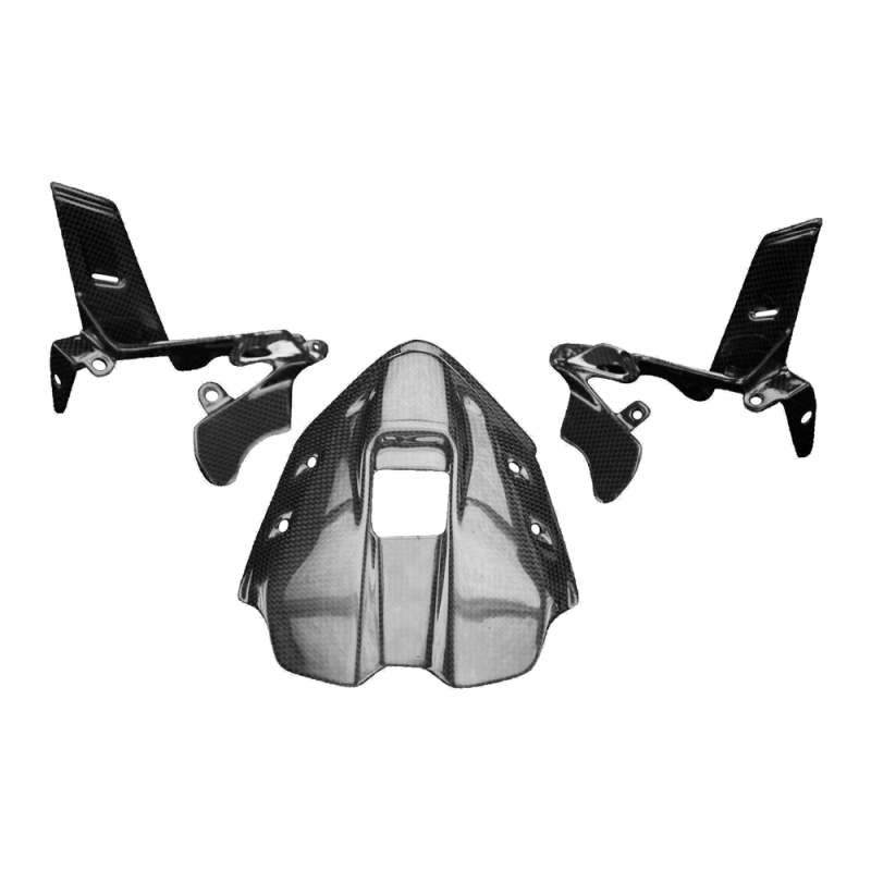 F&F Carbon Instrumenten-Abdeckung, 100 % Carbon – Ducati Panigale V4/V4S 2019–2021, Panigale V4R 2019–2020 u. a.