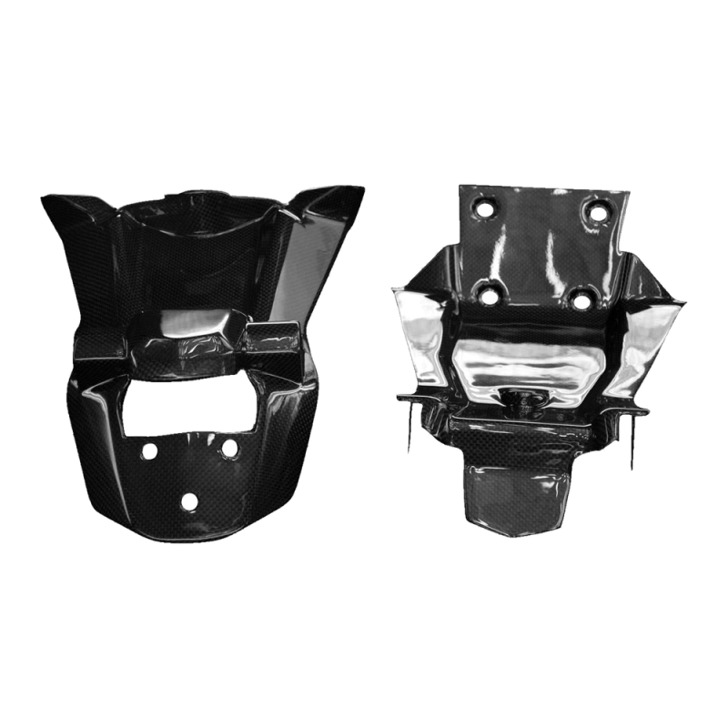 Portatarga F&F Carbon, 100 % carbonio – Ducati Multistrada 1200, Multistrada 1200 S 2010–2014
