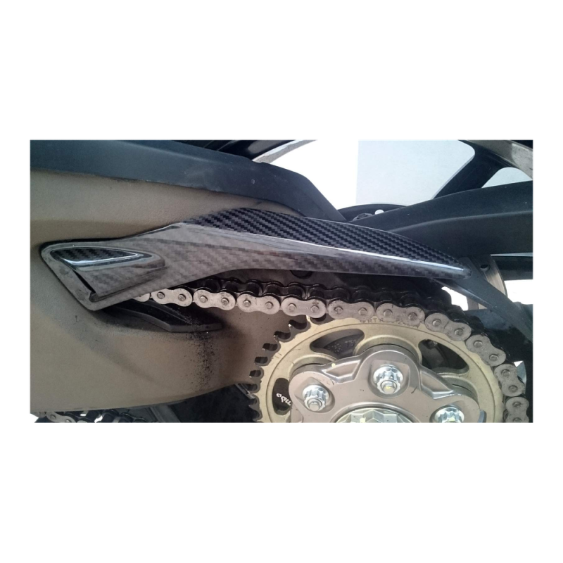 F&F Carbon Kettenschutz, 100 % Carbon – Ducati Multistrada 1200 2015–2017, Multistrada 1200S Touring u. a.