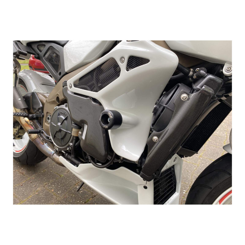 F&F Carbon Kühlerverkleidung, 100 % Carbon – Aprilia RSV Tuono 2003–2005
