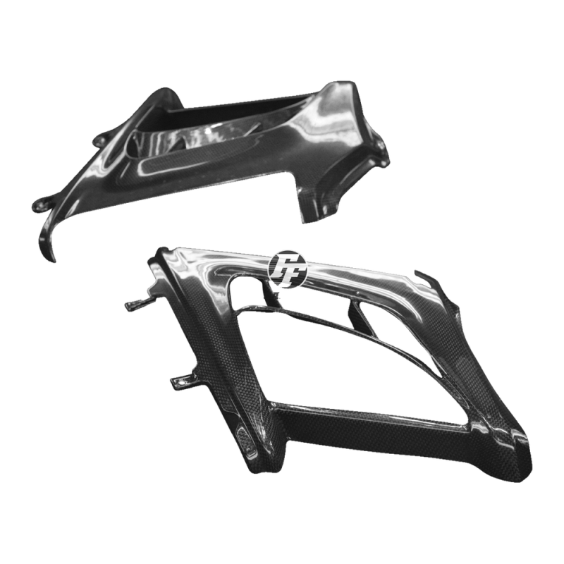 F&F Carbon Kühlerverkleidung, 100 % Carbon – Ducati Diavel 2010–2013