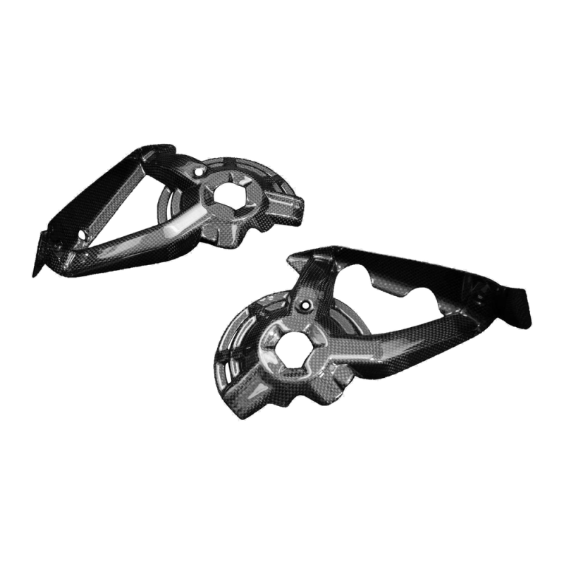 F&F Carbon Kühlerverkleidung, 100 % Carbon – Ducati Hypermotard 950