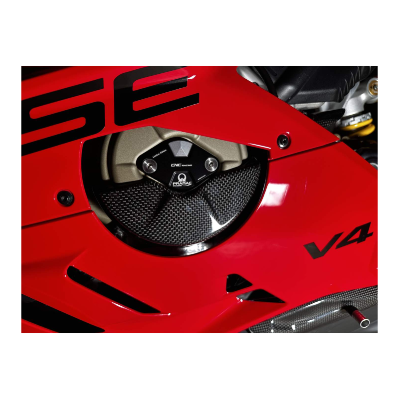 Protezione alternatore F&F Carbon, carbonio/fibra di vetro – Ducati Panigale V4/V4S/V4R, Streetfighter V4/V4S