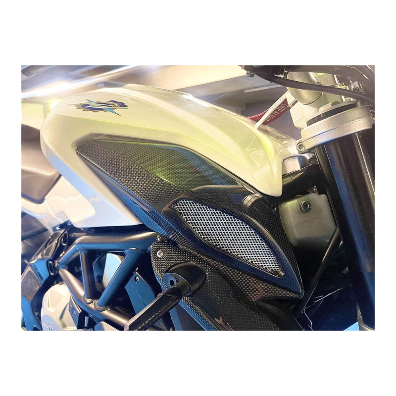 F&F Carbon Lufteinlässe, Carbon/Glasfaser – MV Agusta Brutale 675/800 2013–2015/Dragster 2014–2018, Brutale RR 2015–2017 u. a.