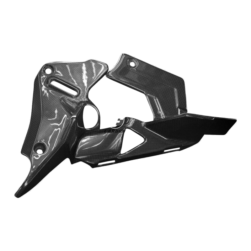 Cover motore F&F Carbon, carbonio/fibra di vetro – Ducati Supersport 2017–2020