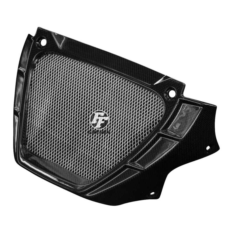 F&F Carbon Ölkühlerabdeckung, 100 % Carbon – Aprilia Tuono V4 2015–2020
