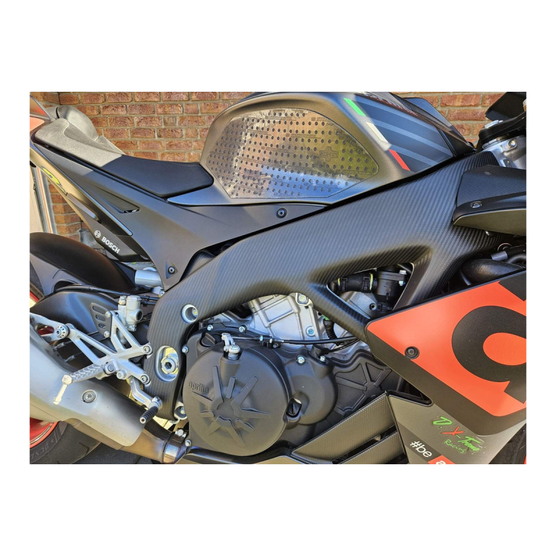 F&F Carbon Rahmenschutz, Carbon/Glasfaser – Aprilia RSV4 ab 2009