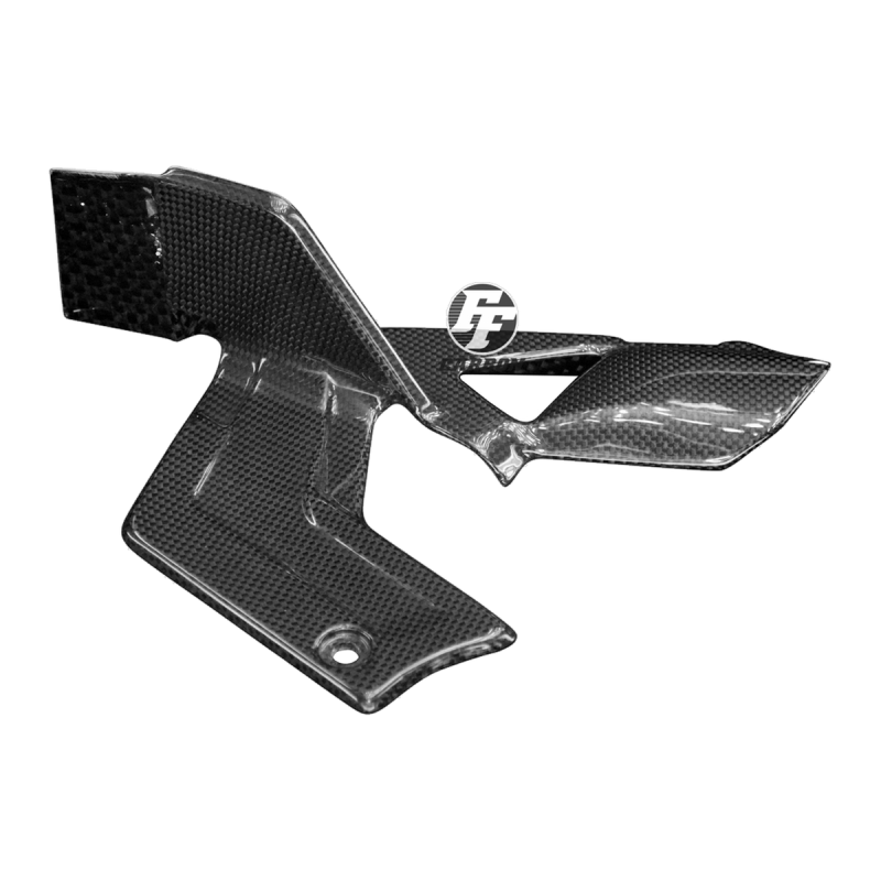 F&F Carbon Rahmenverkleidung links, Carbon/Glasfaser – Ducati Supersport 2017–2020