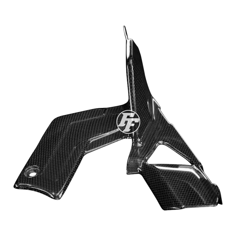 F&F Carbon Rahmenverkleidung links, Carbon/Glasfaser – Ducati Supersport 2017–2020