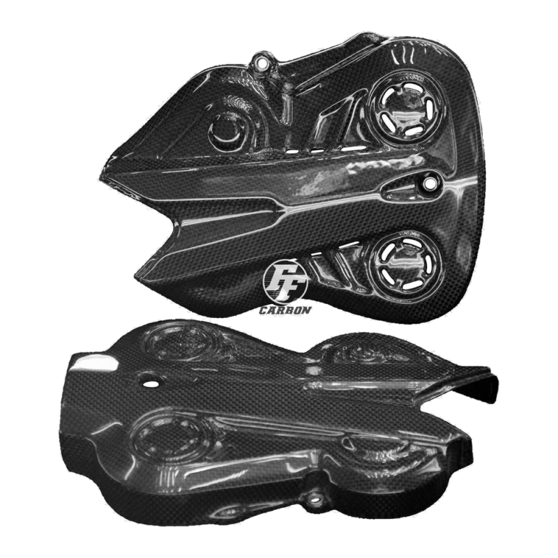 F&F Carbon Riemenabdeckung, Carbon/Glasfaser – Ducati Diavel 2010–2018