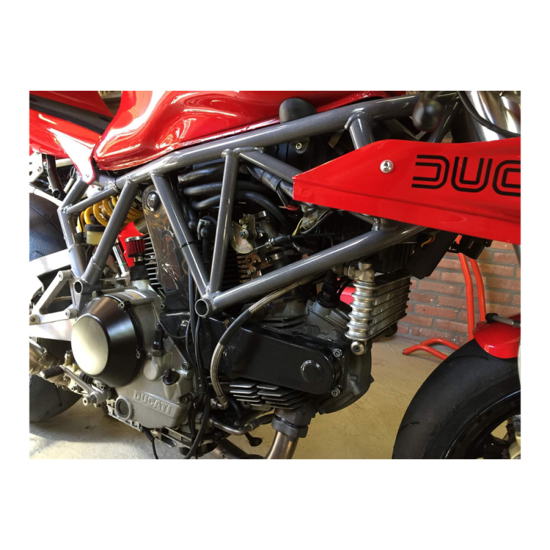 Copricinghia F&F Carbon, 100 % carbonio – Ducati Monster 900