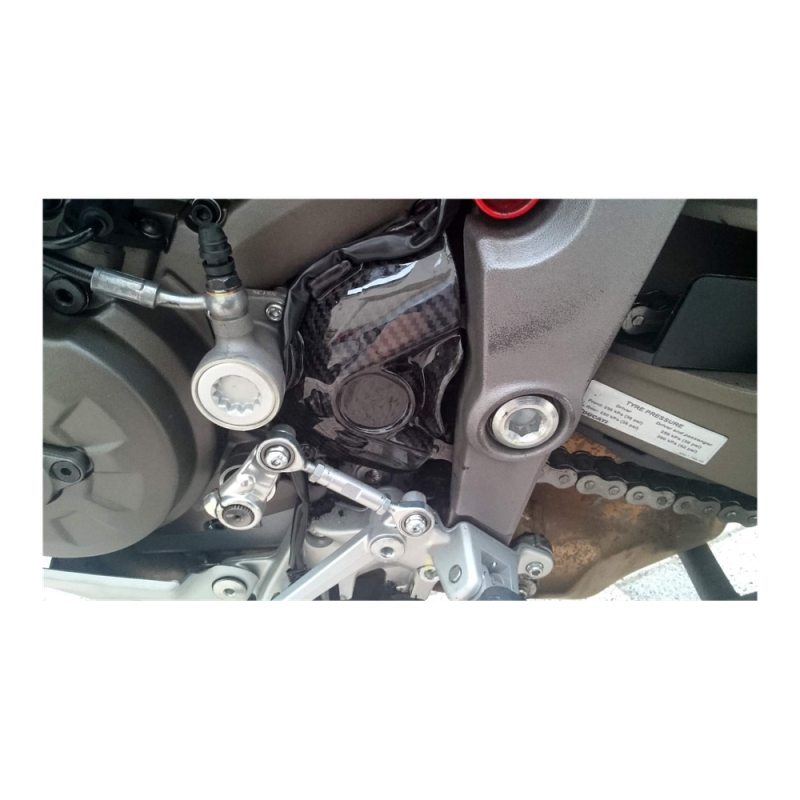 F&F Carbon Ritzelabdeckung, Carbon/Glasfaser – Ducati Multistrada 1200 ab 2015