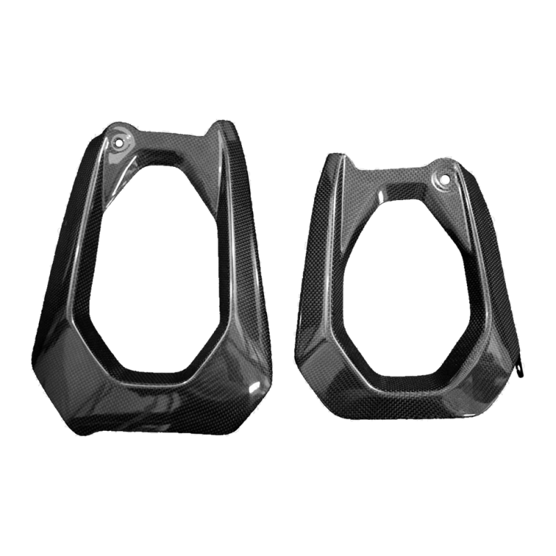 Copriforcellone F&F Carbon, 100 % carbonio – Ducati Panigale V4/V4S dal 2025
