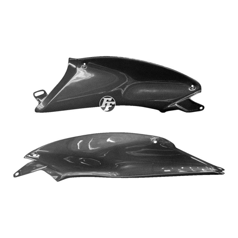 F&F Carbon Seitenverkleidung, 100 % Carbon – Ducati Diavel 2010–2018
