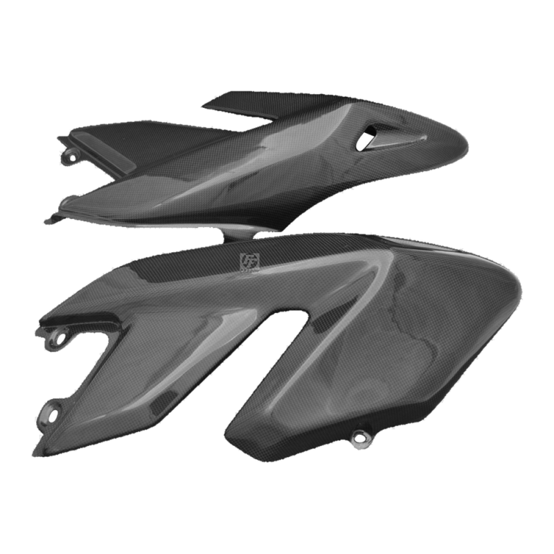 F&F Carbon Seitenverkleidung, Carbon/Glasfaser – Ducati Hypermotard 796, Hypermotard 1100
