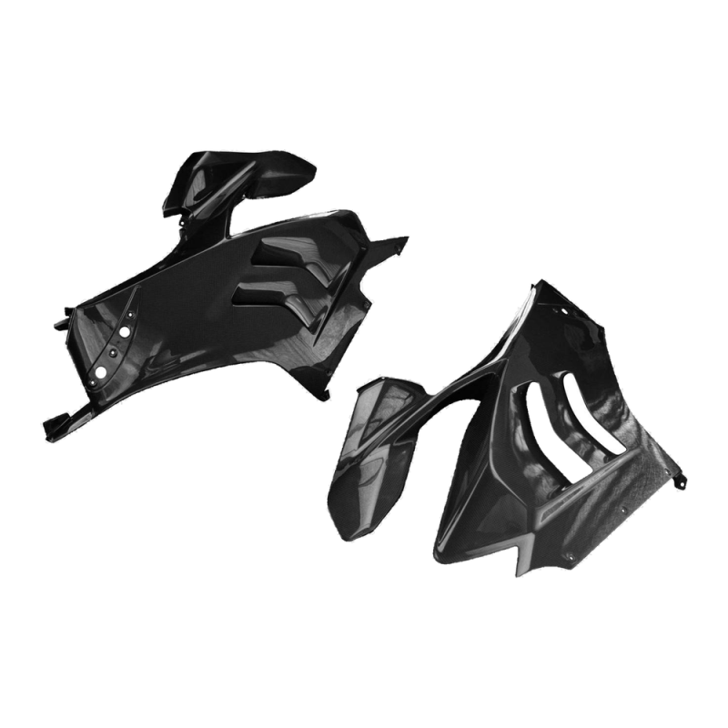 Fianchetto laterale F&F Carbon, 100 % carbonio – Ducati Panigale V4, Panigale V4S ecc.