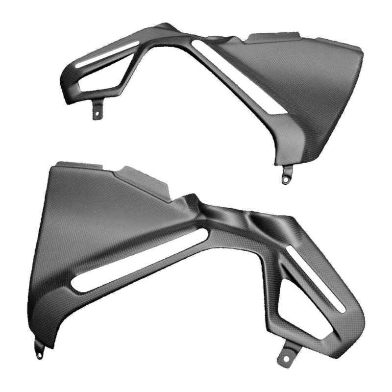 F&F Carbon Seitenverkleidung unter Sitz (Cover), 100 % Carbon – Ducati Multistrada V4 ab 2021